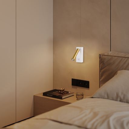 Brilagi - LED Kinkiet punktowy ściemnialny MAYA 1xG9/4W/230V białe/zl. 2700-6500K Wi-Fi Tuya
