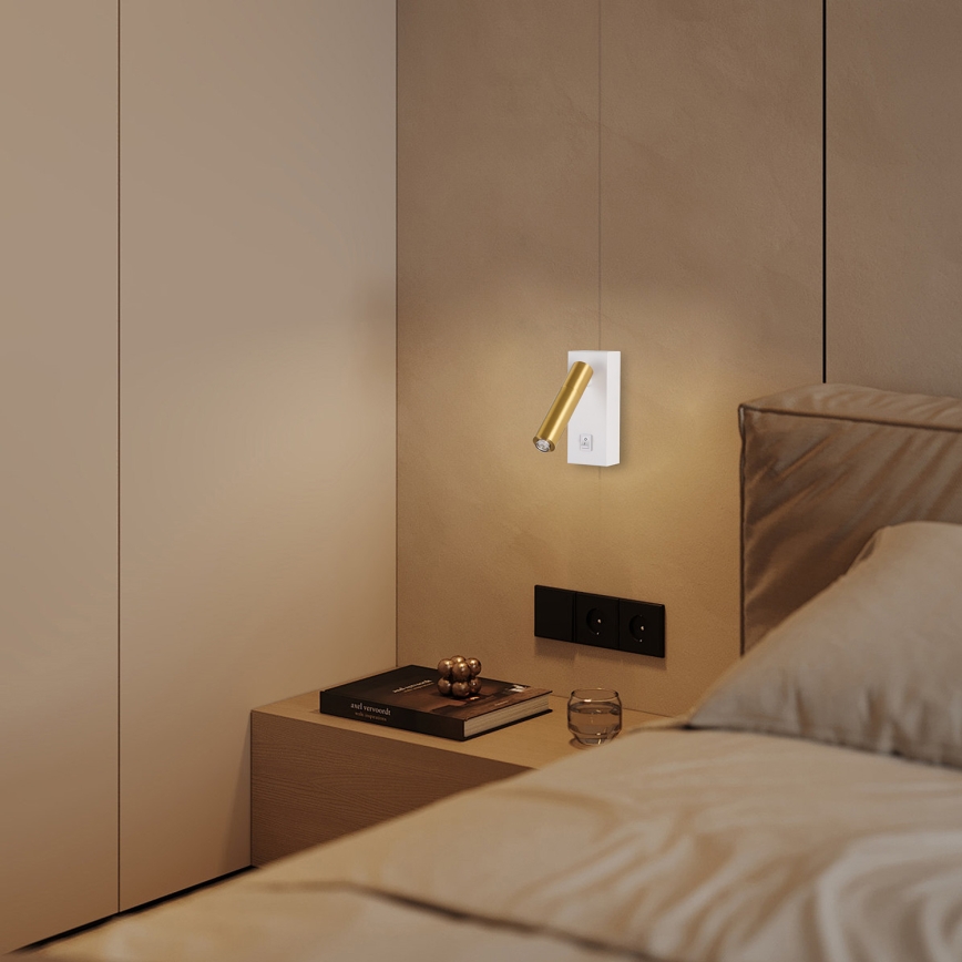 Brilagi - LED Kinkiet punktowy ściemnialny MAYA 1xG9/4W/230V białe/zl. 2700-6500K Wi-Fi Tuya
