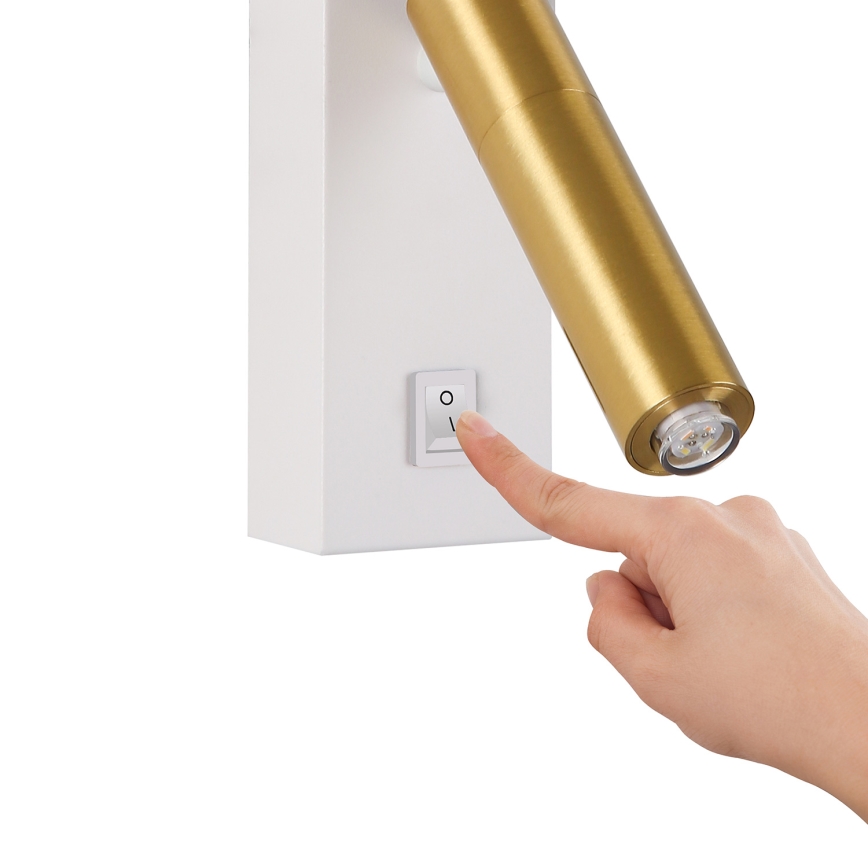 Brilagi - LED Kinkiet punktowy ściemnialny MAYA 1xG9/4W/230V białe/zl. 2700-6500K Wi-Fi Tuya