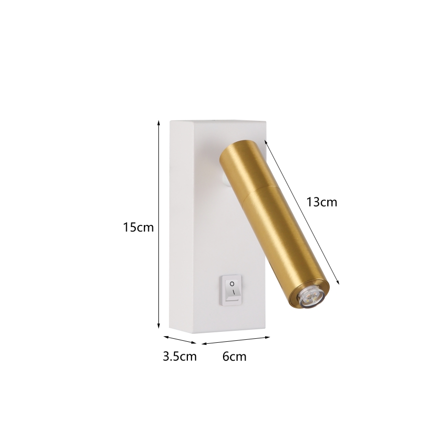 Brilagi - LED Kinkiet punktowy ściemnialny MAYA 1xG9/4W/230V białe/zl. 2700-6500K Wi-Fi Tuya