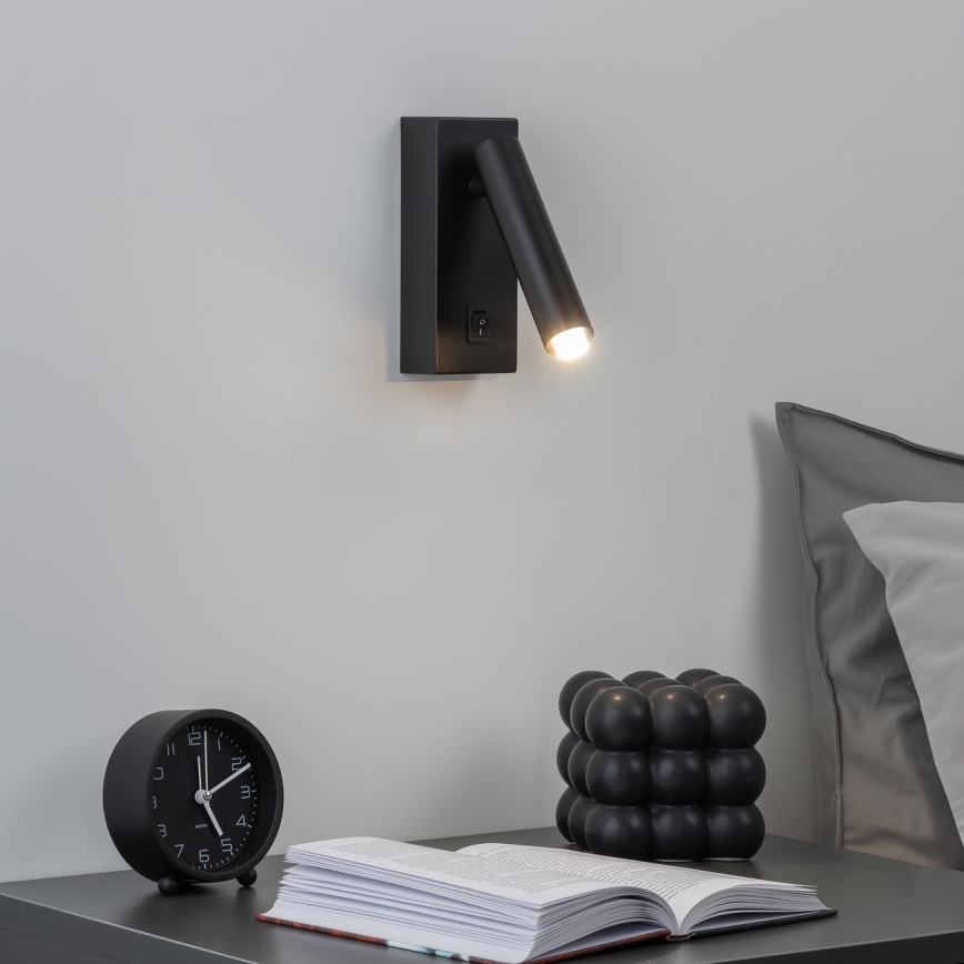 Brilagi - LED Kinkiet punktowy ściemnialny MAYA 1xG9/4W/230V czarne 2700-6500K Wi-Fi Tuya