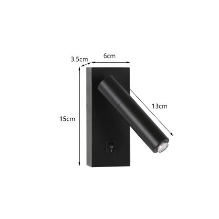 Brilagi - LED Kinkiet punktowy ściemnialny MAYA 1xG9/4W/230V czarne 2700-6500K Wi-Fi Tuya