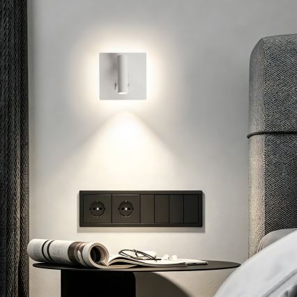 BRILAGI - LED kinkiet punktowy ZAYA DOUBLE LED/8W/230V + LED/3W biały