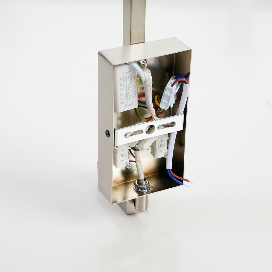 Brilagi - LED Kinkiet RAYA 1xE14/40W/230V + LED/3W biały/matowy chrom
