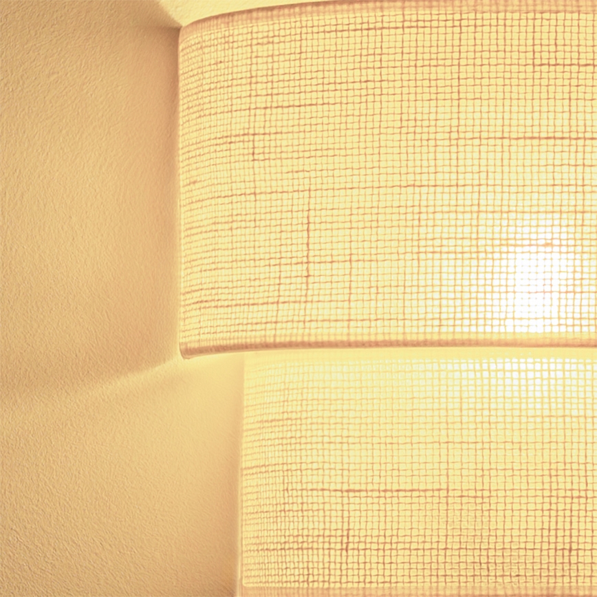 Brilagi - LED kinkiet ścienny BOHO ECO 1xE27/10W/230V kremowy