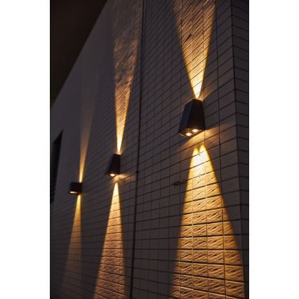 Brilagi - LED Kinkiet solarny PYRAMID LED/2W/3,2V 1300 mAh IP54