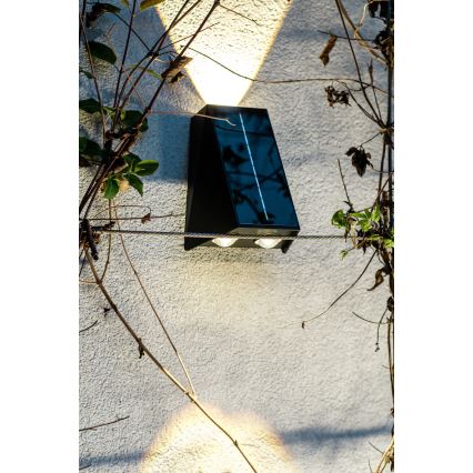 Brilagi - LED Kinkiet solarny PYRAMID LED/2W/3,2V 1300 mAh IP54