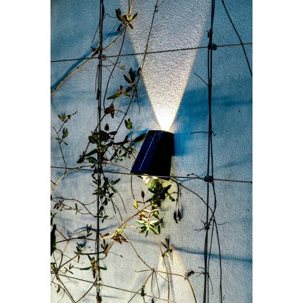 Brilagi - LED Kinkiet solarny PYRAMID LED/2W/3,2V 1300 mAh IP54