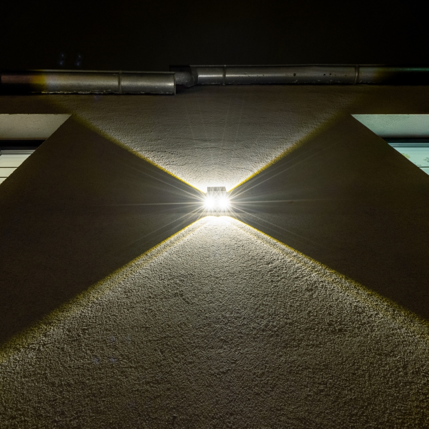 Brilagi - LED Kinkiet solarny PYRAMID LED/2W/3,2V 1300 mAh IP54