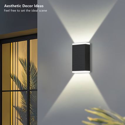 Brilagi - LED Kinkiet solarny SŁOŃCE GUARD LED/2W/3,7V 2000 mAh IP45