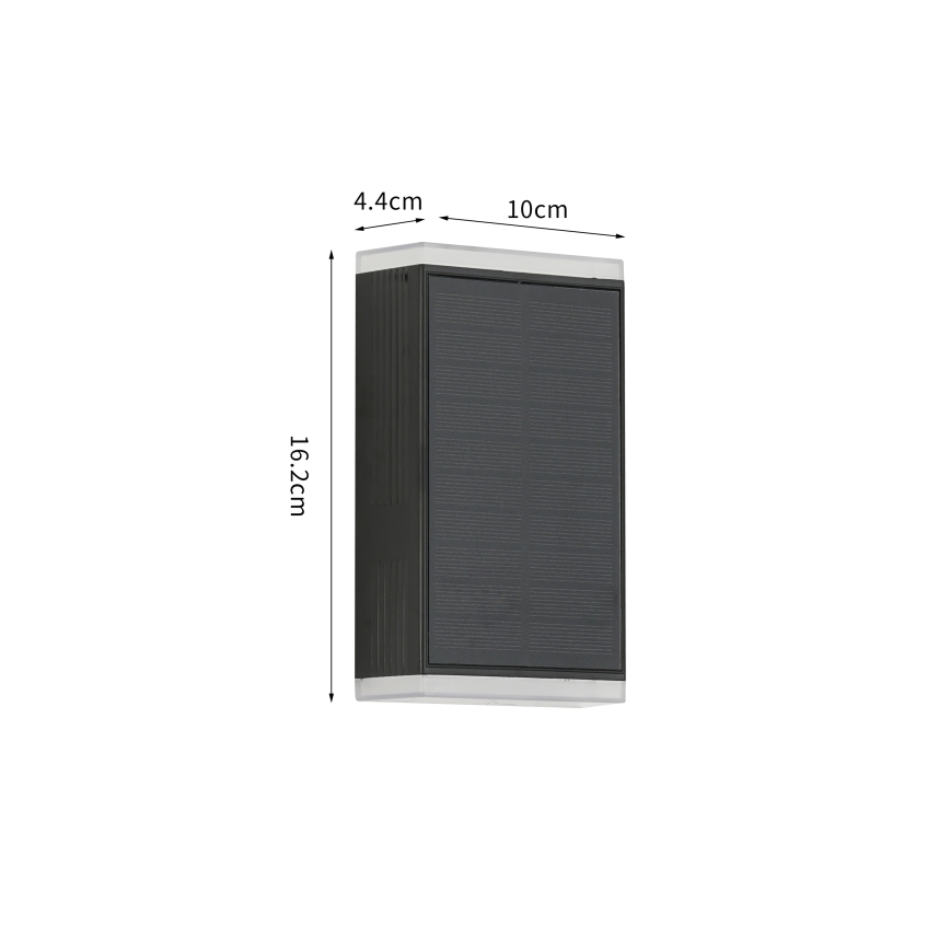 Brilagi - LED Kinkiet solarny SŁOŃCE GUARD LED/2W/3,7V 2000 mAh IP45