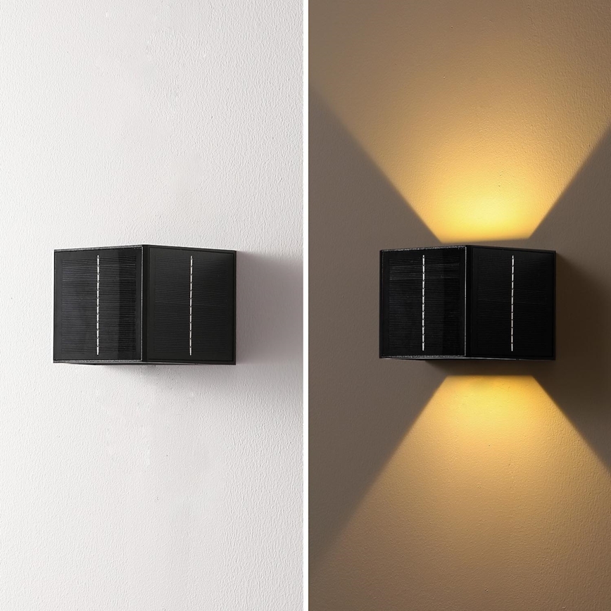 Brilagi - LED Kinkiet solarny SOLAR CUBE LED/2W/3,2V 1300 mAh IP54