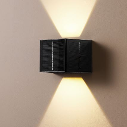 Brilagi - LED Kinkiet solarny SOLAR CUBE LED/2W/3,2V 1300 mAh IP54