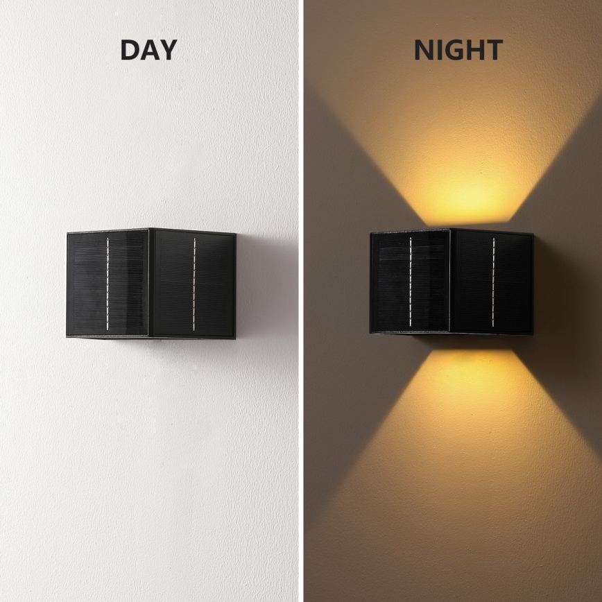 Brilagi - LED Kinkiet solarny SOLAR CUBE LED/2W/3,2V 1300 mAh IP54