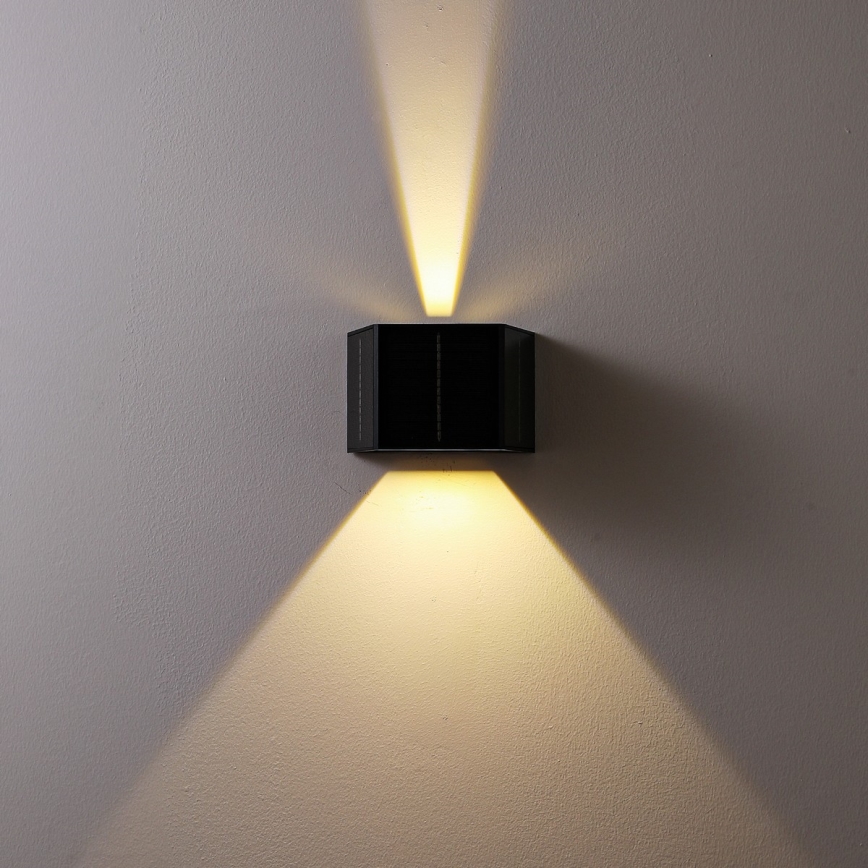 Brilagi - LED Kinkiet solarny SOLAR CUBE LED/2W/3,2V 1300 mAh IP54