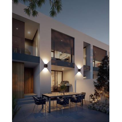 Brilagi - LED Kinkiet solarny SOLAR CUBE LED/2W/3,2V 1300 mAh IP54