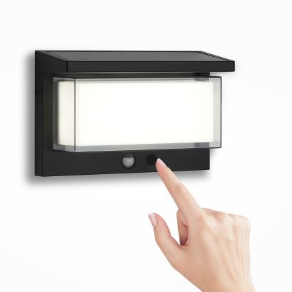 Brilagi - LED Kinkiet solarny z czujnikiem SŁOŃCE LUME LED/10W/3,7V 4000 mAh IP44