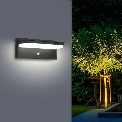 Brilagi - LED Kinkiet solarny z czujnikiem SŁOŃCE SENSE LED/10W/3,7V 4000 mAh IP44