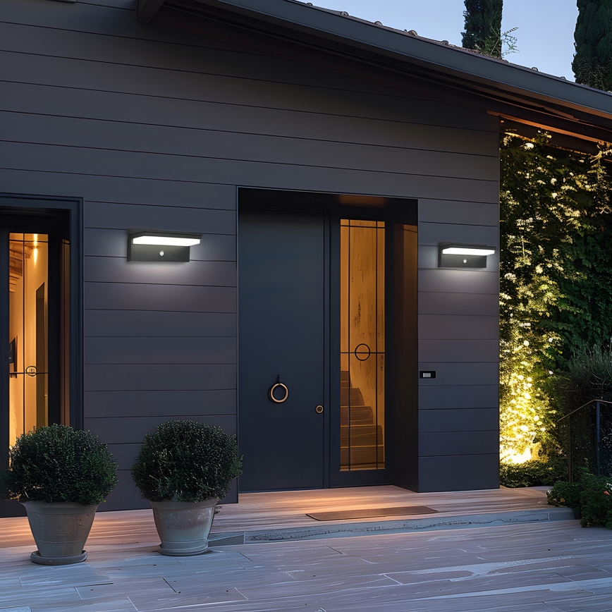 Brilagi - LED Kinkiet solarny z czujnikiem SŁOŃCE SENSE LED/10W/3,7V 4000 mAh IP44