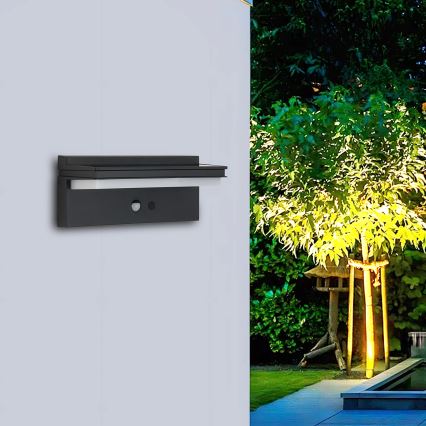 Brilagi - LED Kinkiet solarny z czujnikiem SŁOŃCE SENSE LED/10W/3,7V 4000 mAh IP44