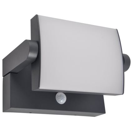 Brilagi - LED Kinkiet solarny z czujnikiem ANKLE LED/10W/3,7V 3000 mAh 4000K IP65 antracyt