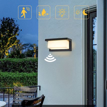 Brilagi - LED Kinkiet solarny z czujnikiem BRICKY LED/5W/6V IP65