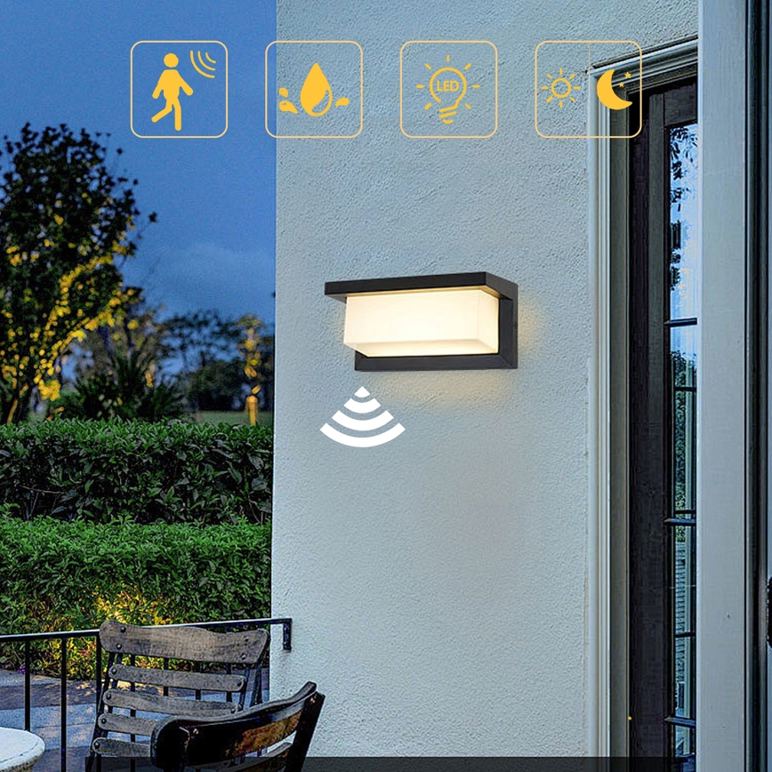 Brilagi - LED Kinkiet solarny z czujnikiem BRICKY LED/5W/6V IP65