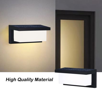 Brilagi - LED Kinkiet solarny z czujnikiem BRICKY LED/5W/6V IP65