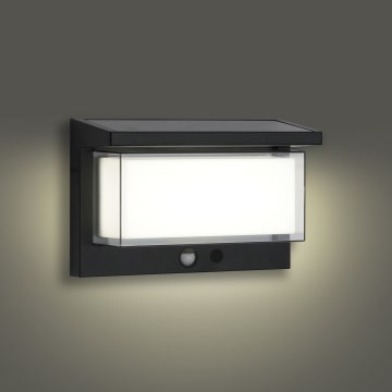 Brilagi - LED Kinkiet solarny z czujnikiem SŁOŃCE LUME LED/10W/3,7V 4000 mAh IP44