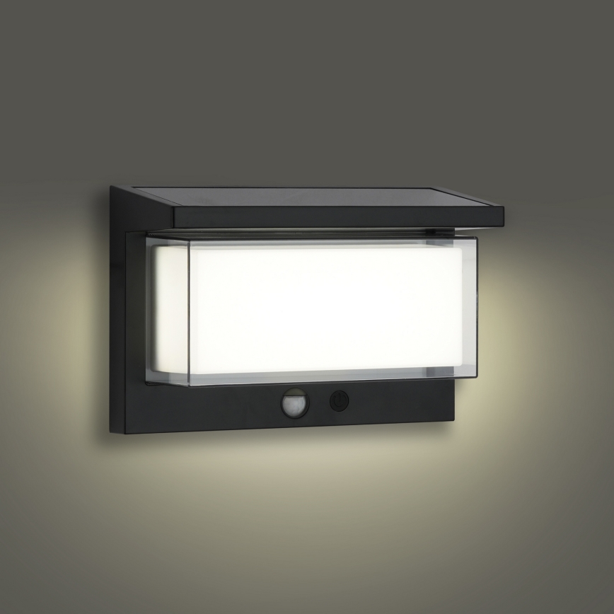 Brilagi - LED Kinkiet solarny z czujnikiem SŁOŃCE LUME LED/10W/3,7V 4000 mAh IP44