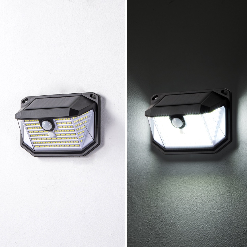 Brilagi - LED Kinkiet solarny z czujnikiem WALLIE LED/4W/5,5V 1200mAh 6500K IP65