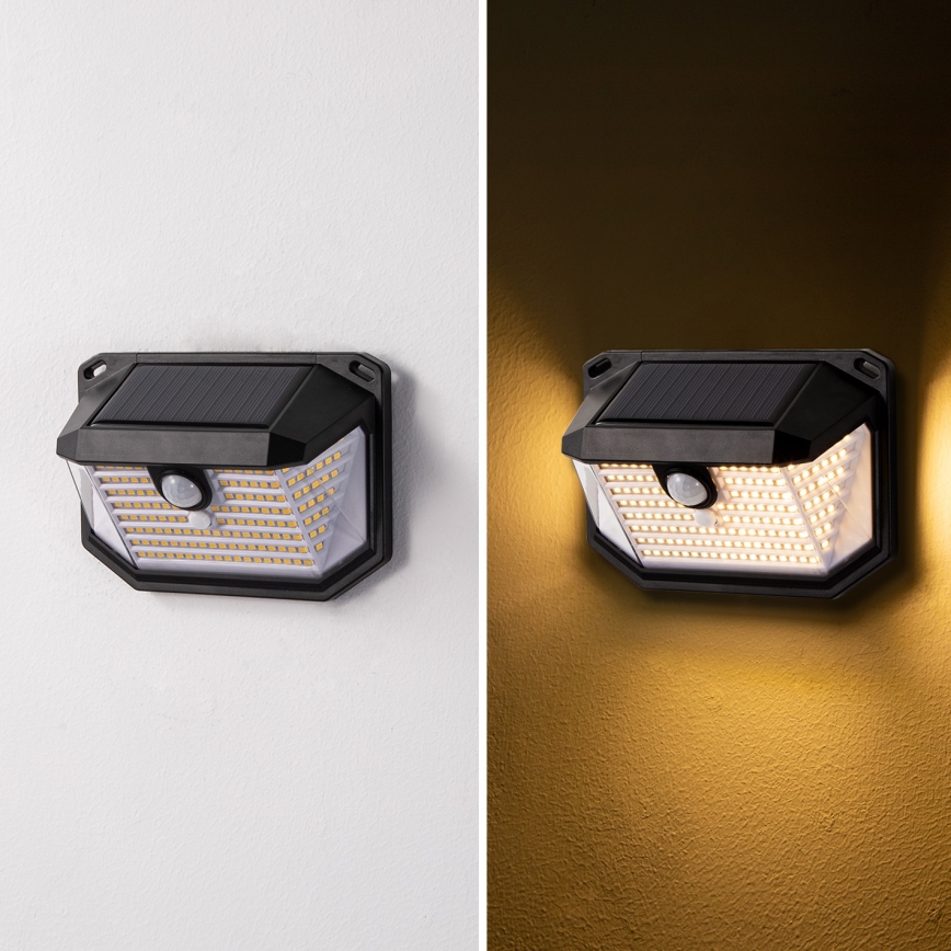 Brilagi - LED Kinkiet solarny z czujnikiem WALLIE LED/4W/5,5V 1200 mAh 3000K IP65