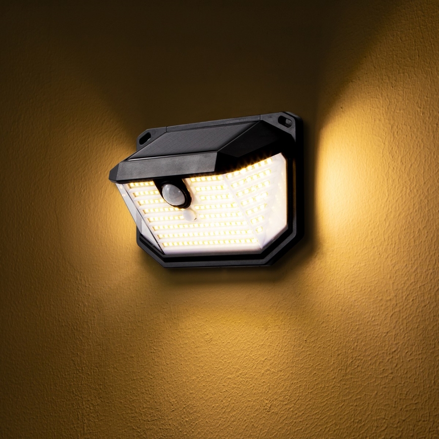 Brilagi - LED Kinkiet solarny z czujnikiem WALLIE LED/4W/5,5V 1200 mAh 3000K IP65