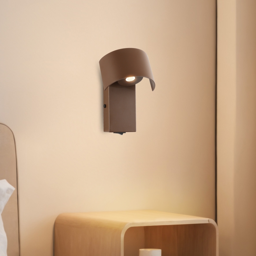Brilagi - LED Kinkiet VASTO LED/3W/230V brązowy