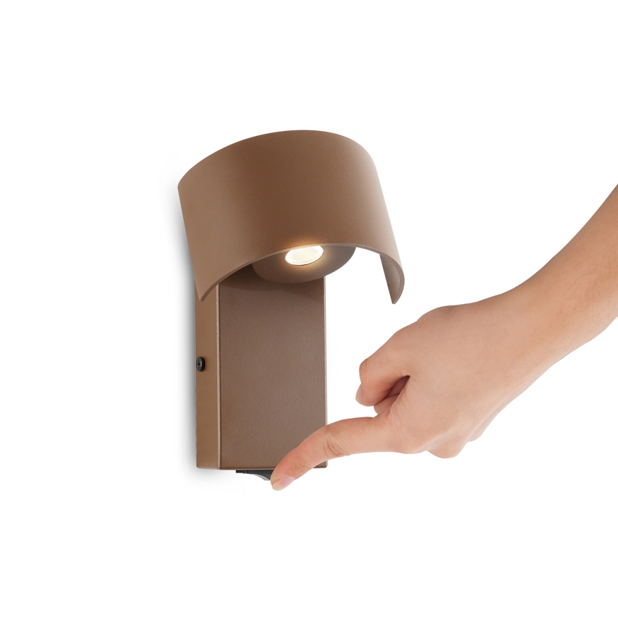 Brilagi - LED Kinkiet VASTO LED/3W/230V brązowy