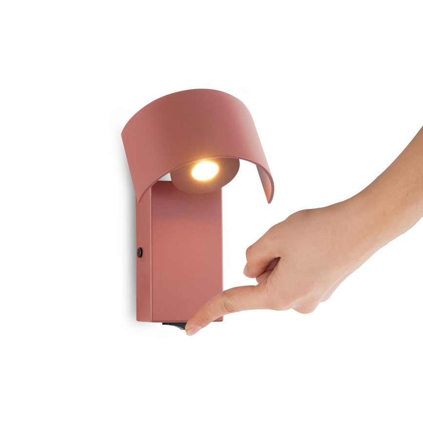 Brilagi - LED Kinkiet VASTO LED/3W/230V burgundy