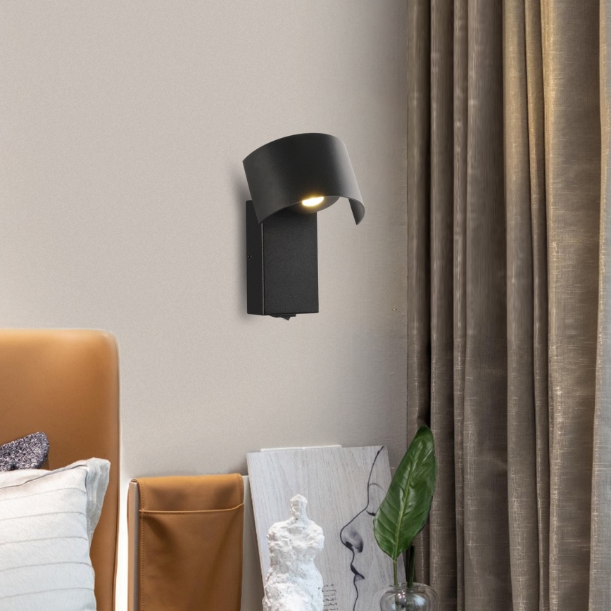 Brilagi - LED Kinkiet VASTO LED/3W/230V czarny