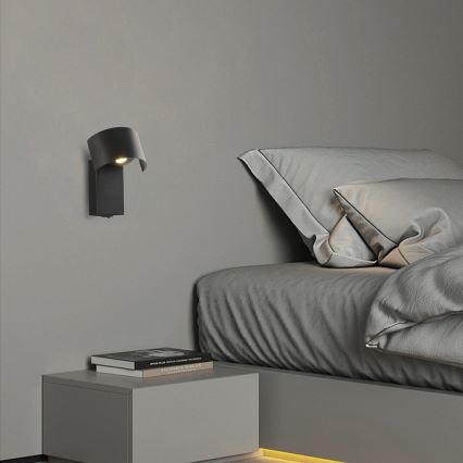 Brilagi - LED Kinkiet VASTO LED/3W/230V czarny