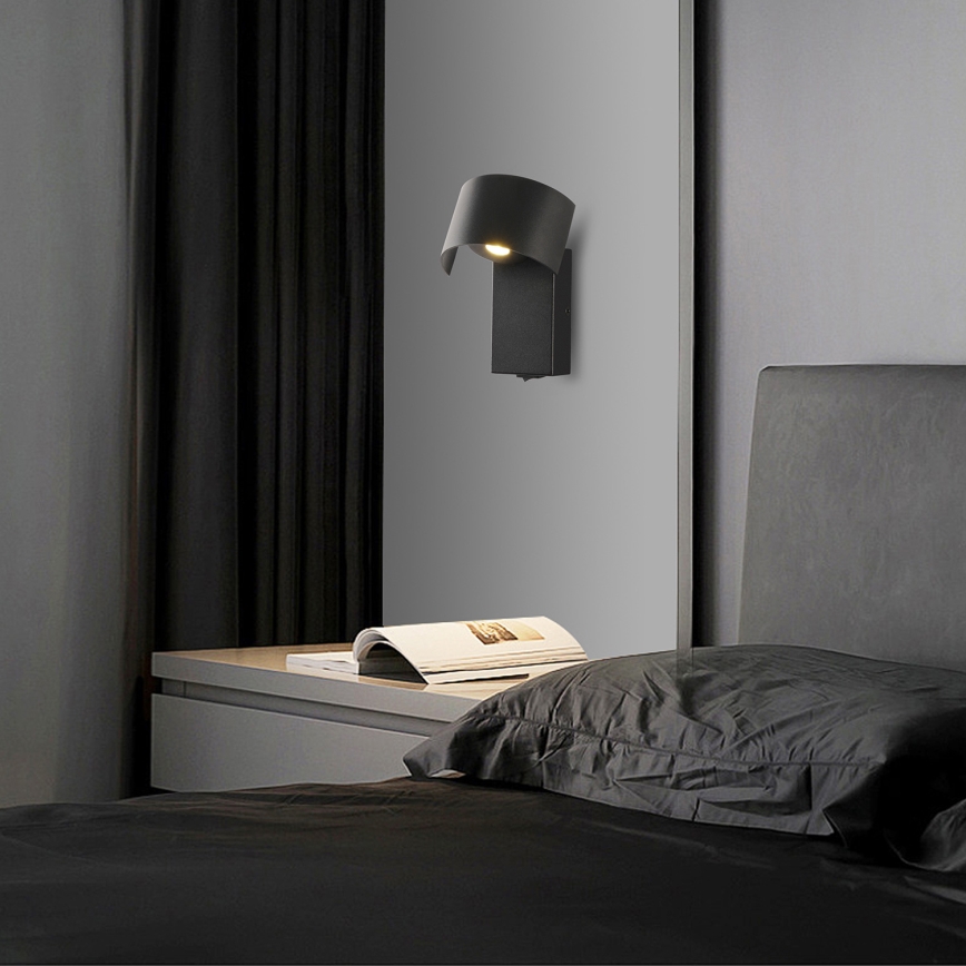 Brilagi - LED Kinkiet VASTO LED/3W/230V czarny