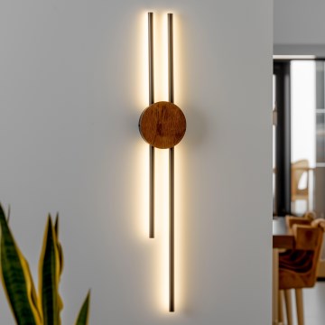 Brilagi - LED Kinkiet WOODY COLLINE LED/15W/230V 80 cm dąb wiśnia