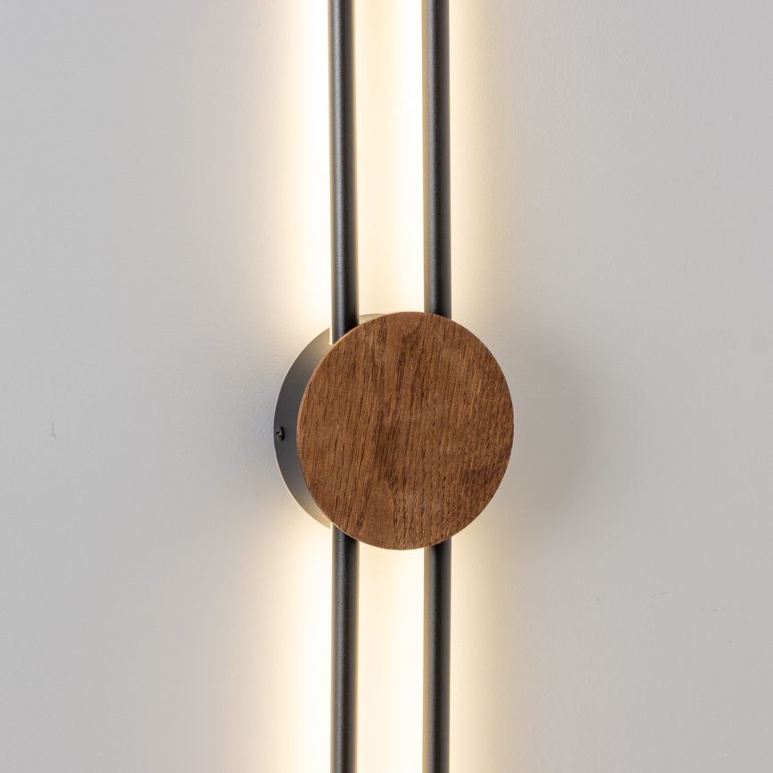 Brilagi - LED Kinkiet WOODY COLLINE LED/15W/230V 80 cm dąb wiśnia