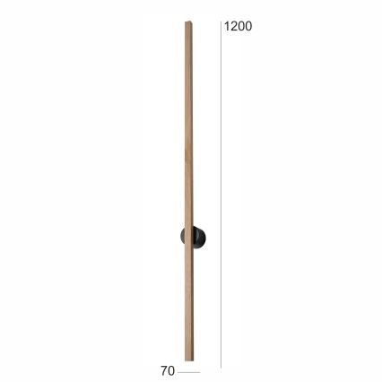 Brilagi - LED Kinkiet WOODY LINE LED/12W/230V 120 cm dąb