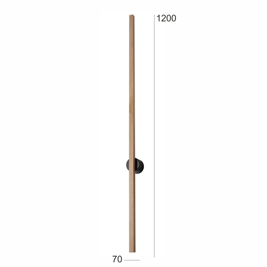Brilagi - LED Kinkiet WOODY LINE LED/12W/230V 120 cm dąb