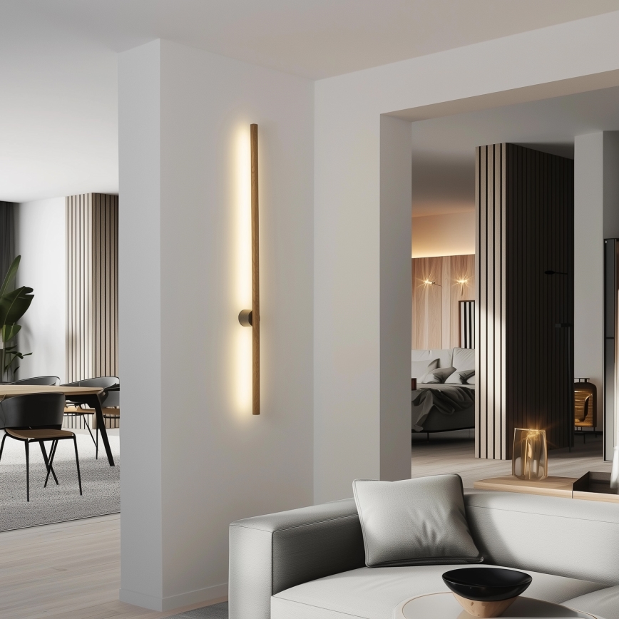 Brilagi - LED Kinkiet WOODY LINE LED/12W/230V 120 cm dąb