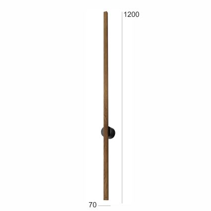 Brilagi - LED Kinkiet WOODY LINE LED/12W/230V 120 cm dąb