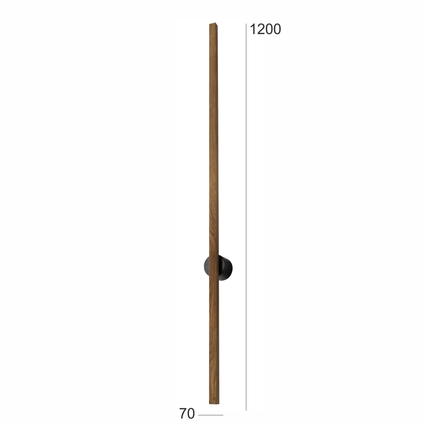 Brilagi - LED Kinkiet WOODY LINE LED/12W/230V 120 cm dąb
