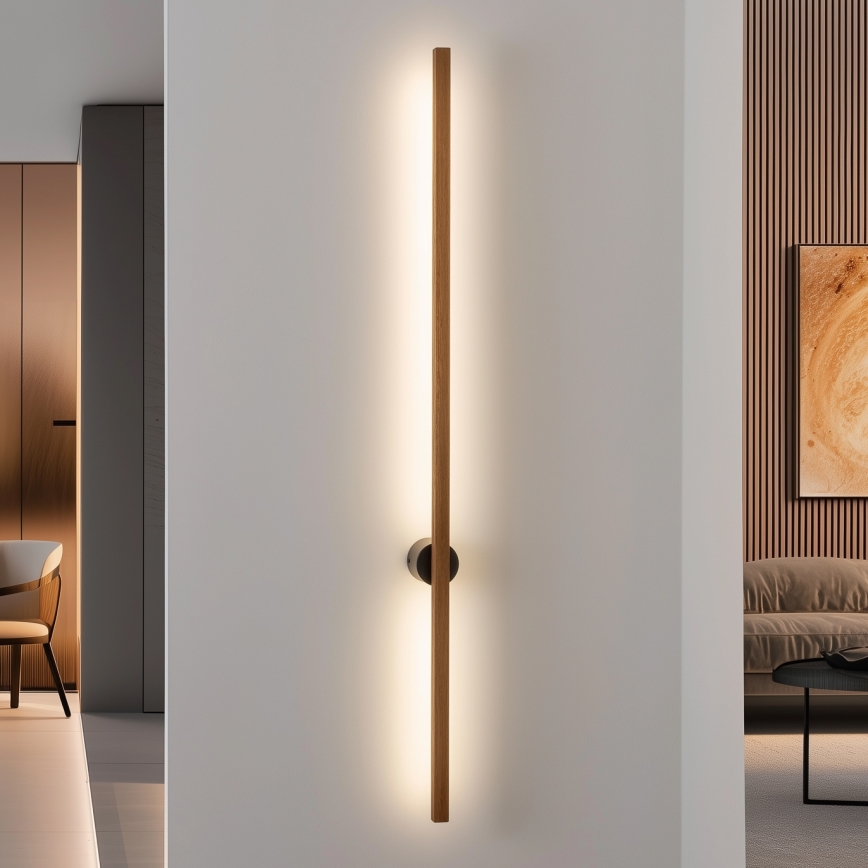 Brilagi - LED Kinkiet WOODY LINE LED/12W/230V 120 cm dąb wiśnia