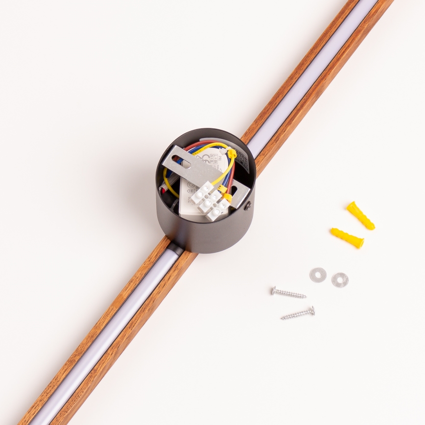 Brilagi - LED Kinkiet WOODY LINE LED/12W/230V 120 cm dąb wiśnia