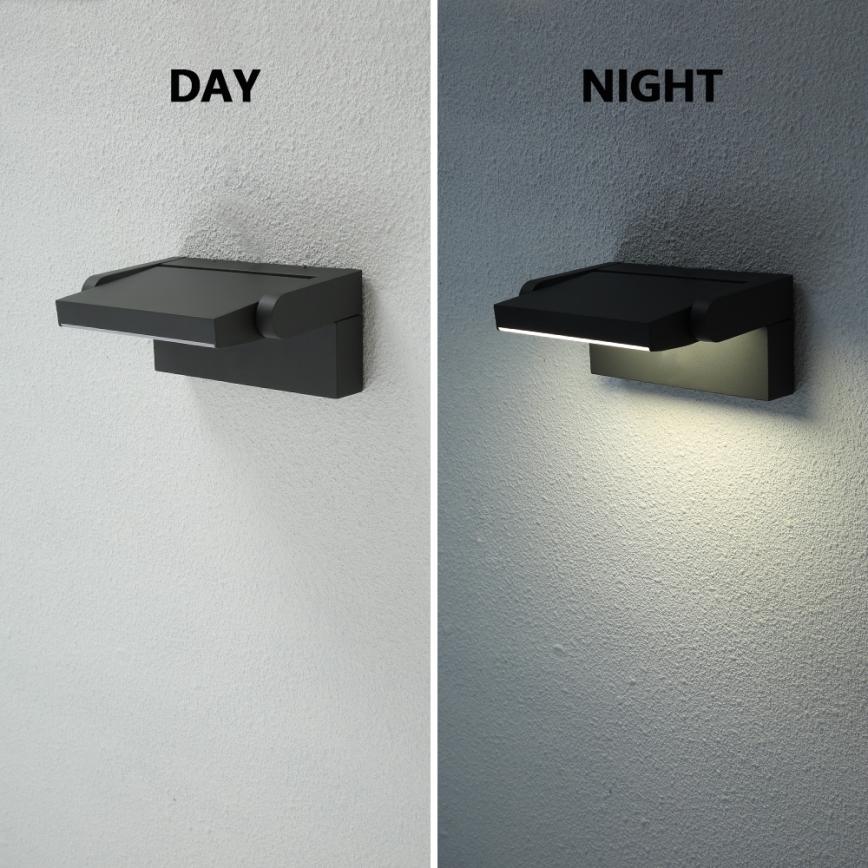 BRILAGI - LED kinkiet zewnętrzny ANKLE LED/12W/230V IP65 czarny
