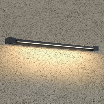 BRILAGI - LED Kinkiet zewnętrzny AQUA LINE LED/24W/230V 90 cm IP44 czarny CRI 90